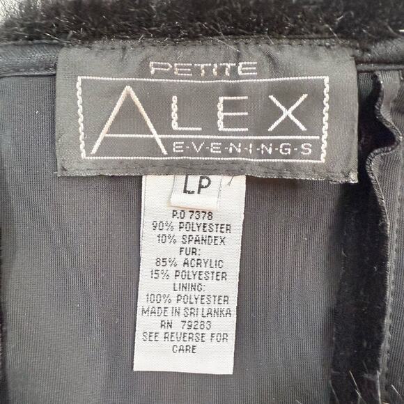 Y2K Velvet Top LP Off the Shoulder Fur Trim Corset Whimsigoth Fairygrunge Preppy - Picture 2 of 9